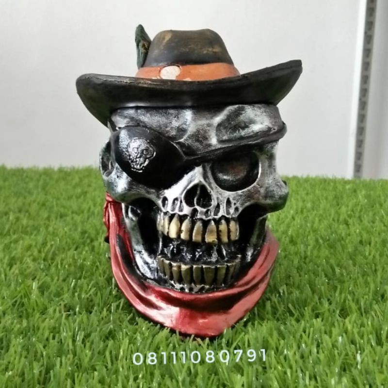 asbak unik tengkorak