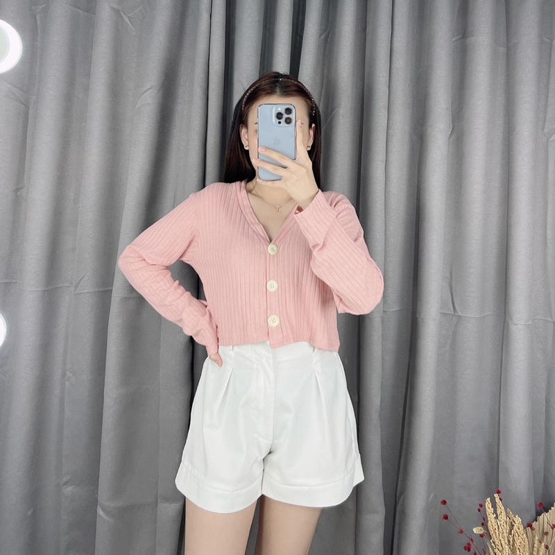 Knit button cardi longsleeve 046 | knit long sleeve | atasan rajut lengan panjang