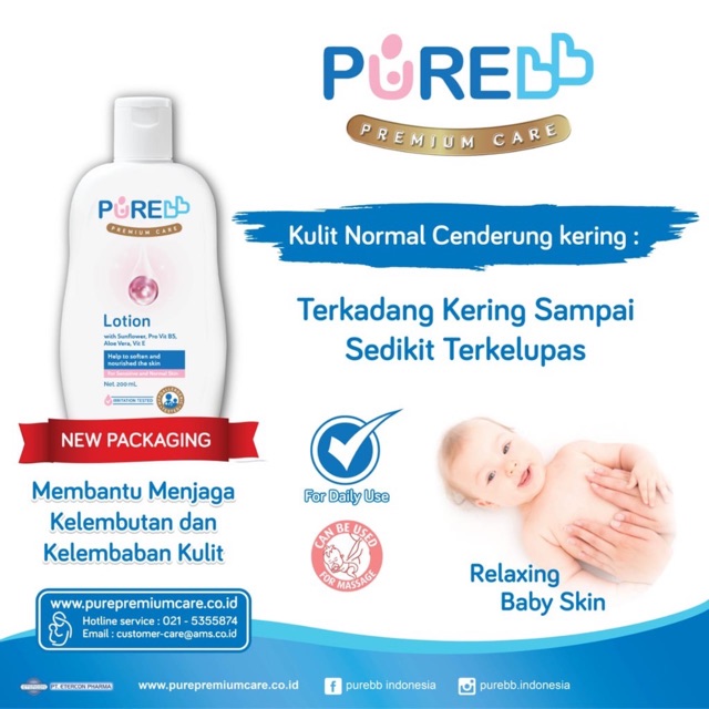 Purebb Lotion/Lotion bayi/hand body bayi/baby lotion