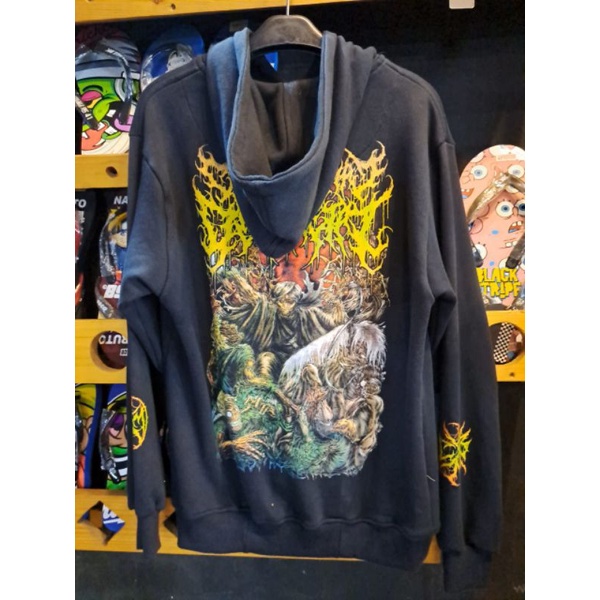 hoodie metal cilacap barat death metal/ hoodie distro original