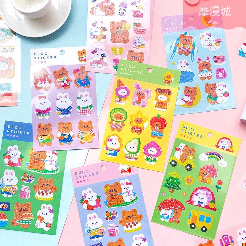 

Dress Up Hologram Diary Deco Stickers