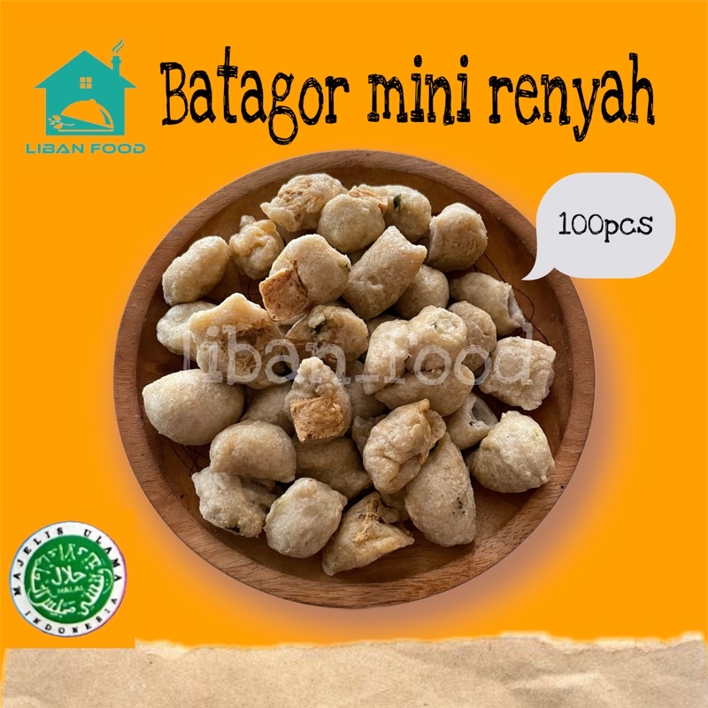 BATAGOR MINI KERING 100PCS toping seblak baso aci