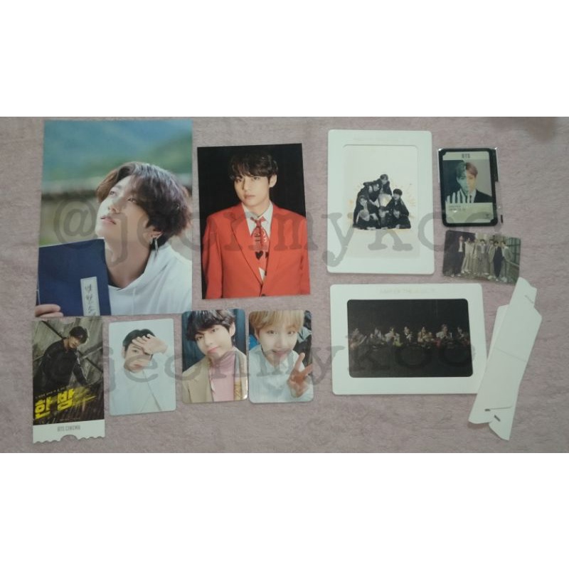 [BTS] Photocard, Postcard, T-money, Paper Frame - JK, V, Suga - MOTS7 ON:E, BE Deluxe BBC
