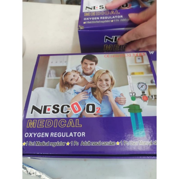 regulator Nesco GEA Biomedix khusus tabung medis oksigen
