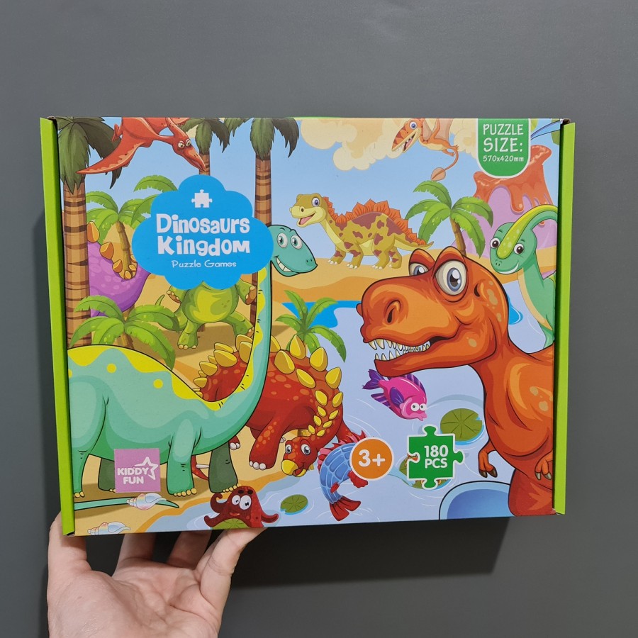 Toys Kingdom Kiddy Fun Puzzle Games Dinosaurs Kingdom 180pcs Dinosaurus