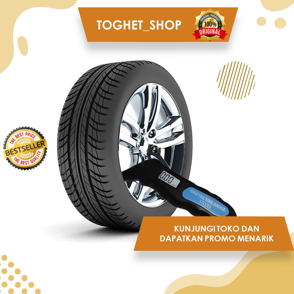 Alat Pengukur Tekanan Angin Ban Digital LCD Tire Pressure Gauge Alat Pengukur Tekanan Ban Mobil Digi