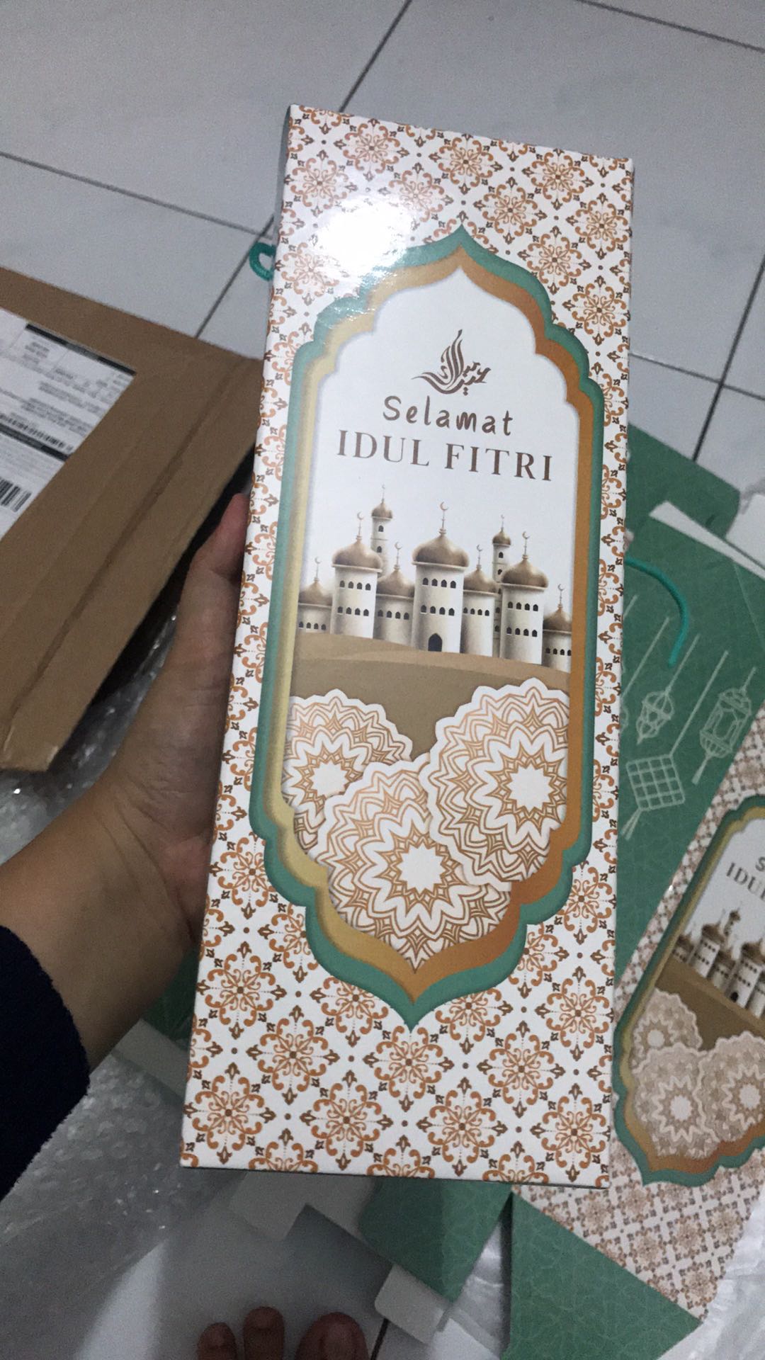 Box Jar / Bottle Lebaran P 9,5 X L 9,5 X T 26 Cm