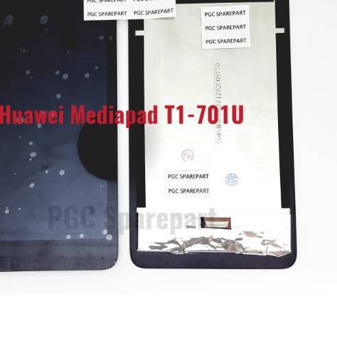 ✤ Original OEM LCD Touchscreen Fullset Huawei Tablet 7" Mediapad T1-701U - Tab T1-701UA  T1 701 T1-7