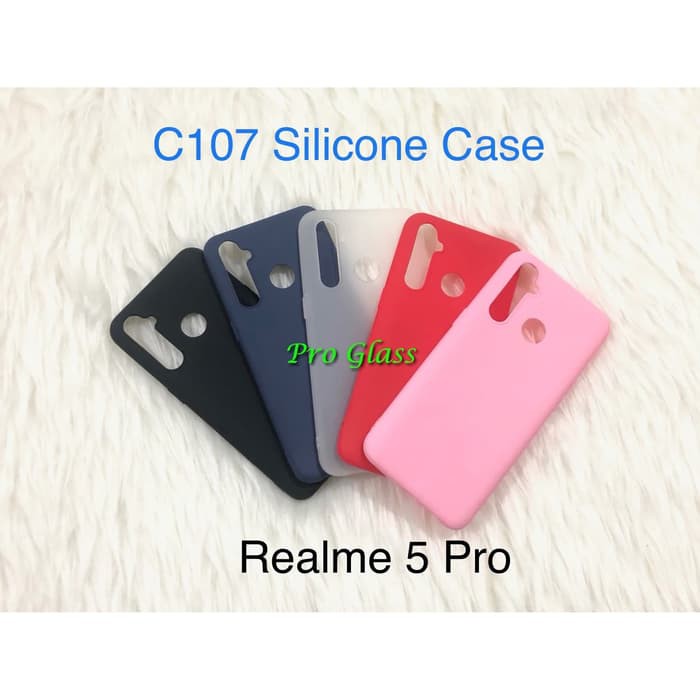 C107 Realme 5/ Realme 5 PRO Colourful Ultrathin Silicone Case / Matte Thin