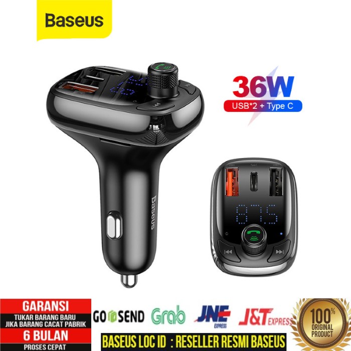 Baseus S13 Quick Charge 4.0 Car Charger PD FM Transmitter Bluetooth