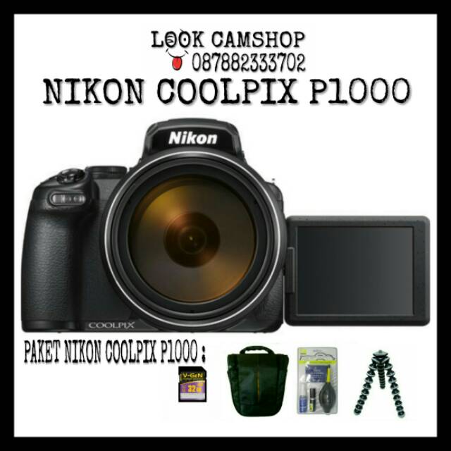 NIKON COOLPIX P1000 COOLPIX P 1000 - PAKET