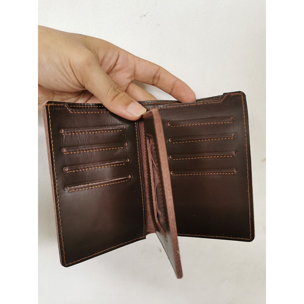 DOmpet kULit asli Pria  berdiri Hush Puppies