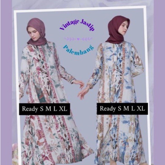 Drima Dress Purple and Faded Blue size S M L XL Utopia series Ria Miranda