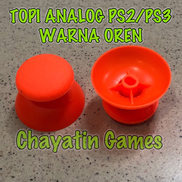 TOPI / JAMUR ANALOG PLASTIK WARNA PSX-PS2-PS3 Harga Per 10pcs