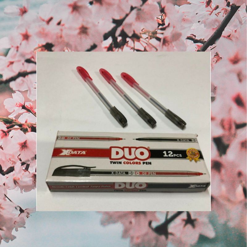 

pulpen dua warna xdata