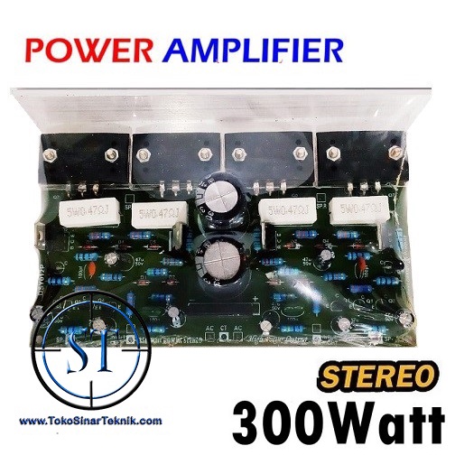 Kit Power Amplifier OCL System Stereo 300W TR Sanken 2SA 1216 2SC 2922 + Power Suplay DSY-012P