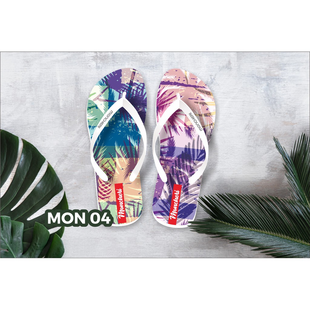 Sandal jepit Wanita MONCHERY Clothing(01) Promo NEW lucu