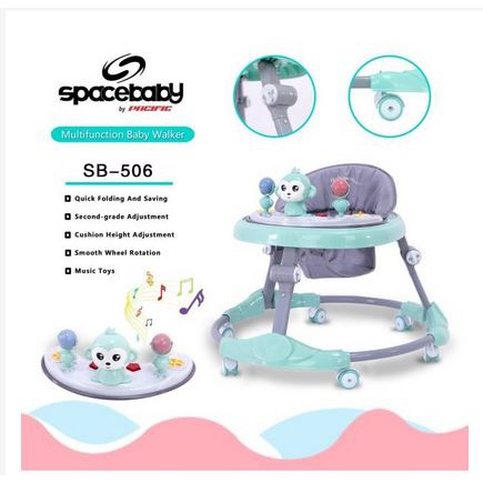 Baby Walker Spacebaby Sb 506 Shopee Indonesia