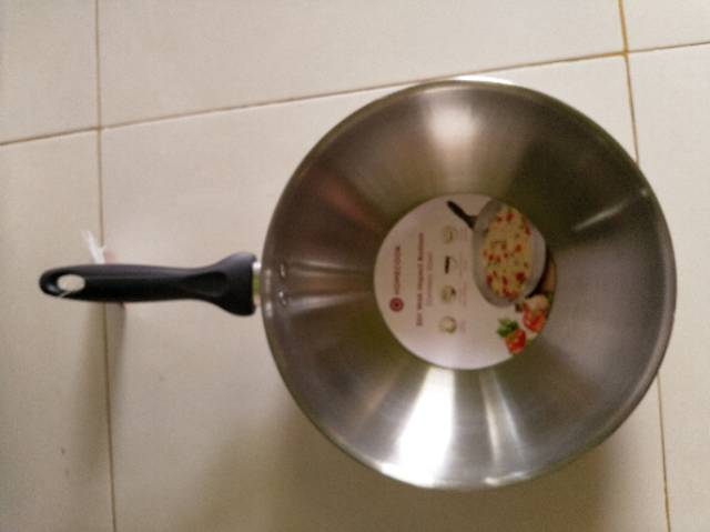 Stir wok homecook stainless steel ukuran 28