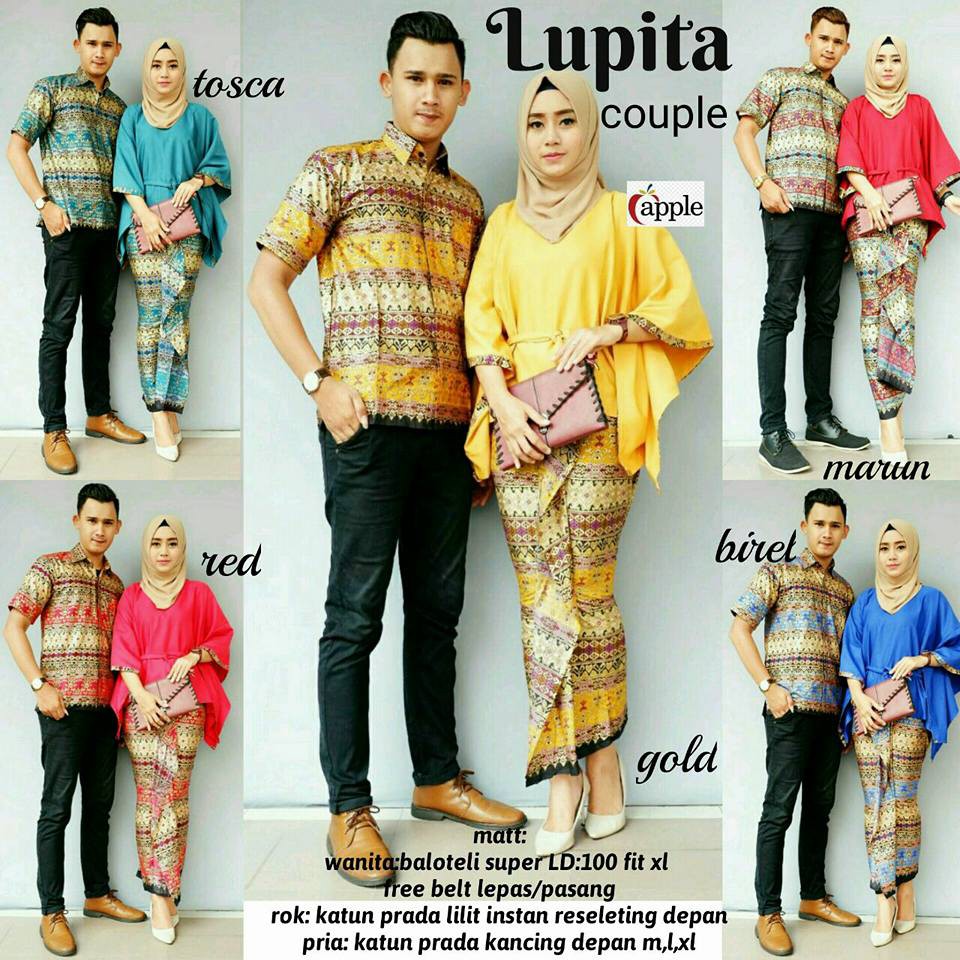 Lumbung Batik Couple Ganesha Etnic Termurah Couple Lupita