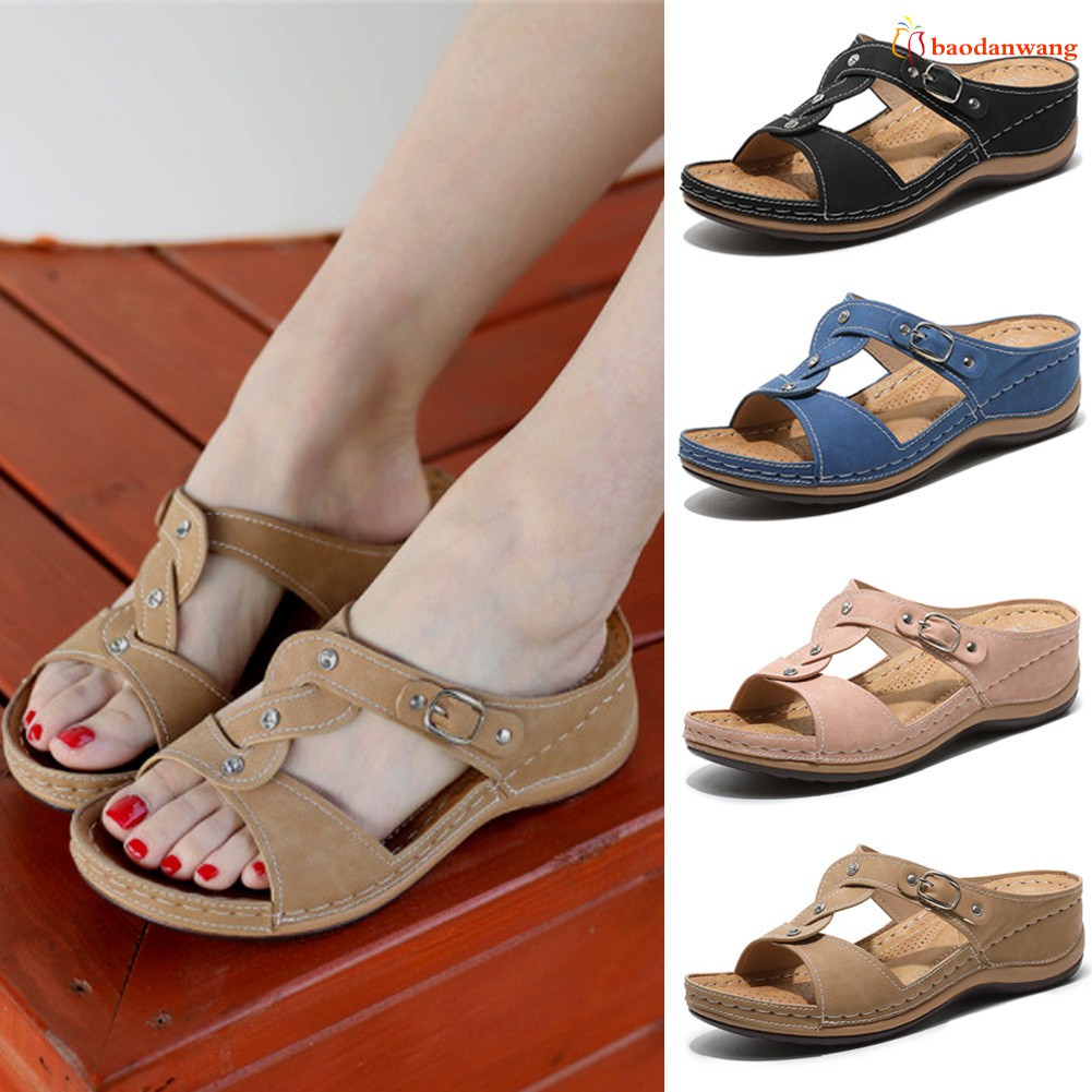 helen's heart women's casual wedge sandals