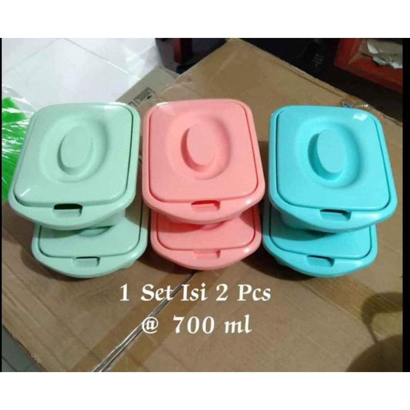 TOPLES MAKAN WADAH CEMILAN LOTUS SQUARE CALISTA PREMIUM ID