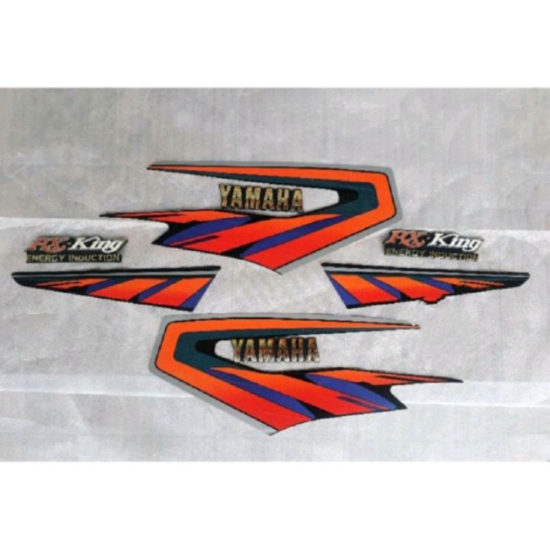 paket striping rx king tahun 1997 + emblem yamaha + emblem rx king