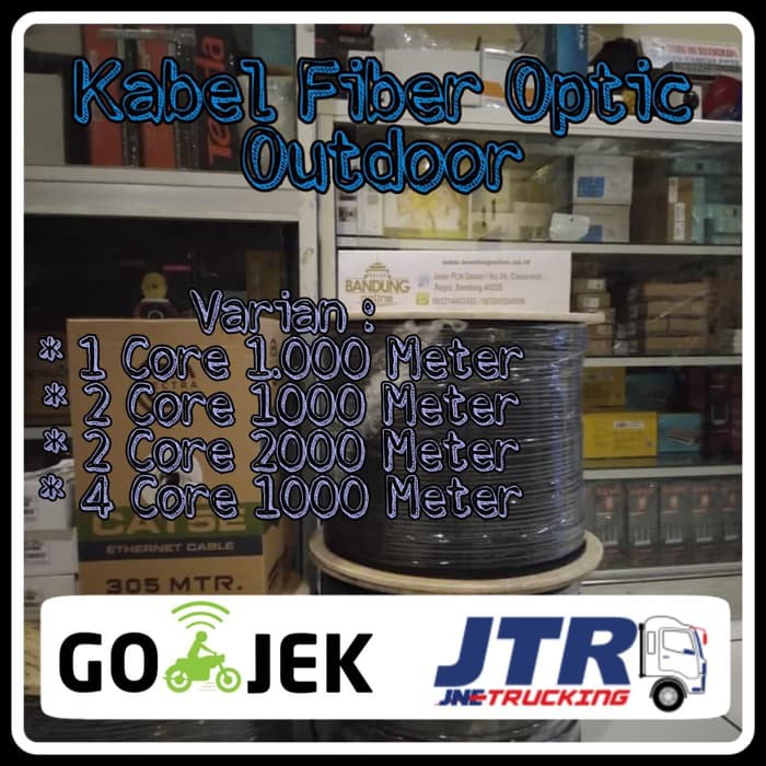 Dijual Kabel DC FO 1000 Meter 1 Core - FTTH Fiber Optic Dropcore Outdoor - 1 Core 1 Seling Diskon