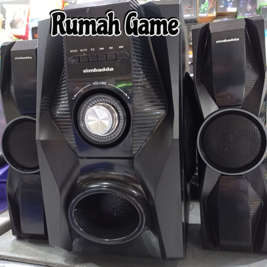 Speaker Simbadda Karaoke CST-8000N CST8000N Bluetooth Free 2 Mic Wireless