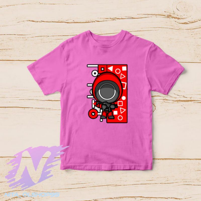 kaos anak squid game baju squid game terbaru