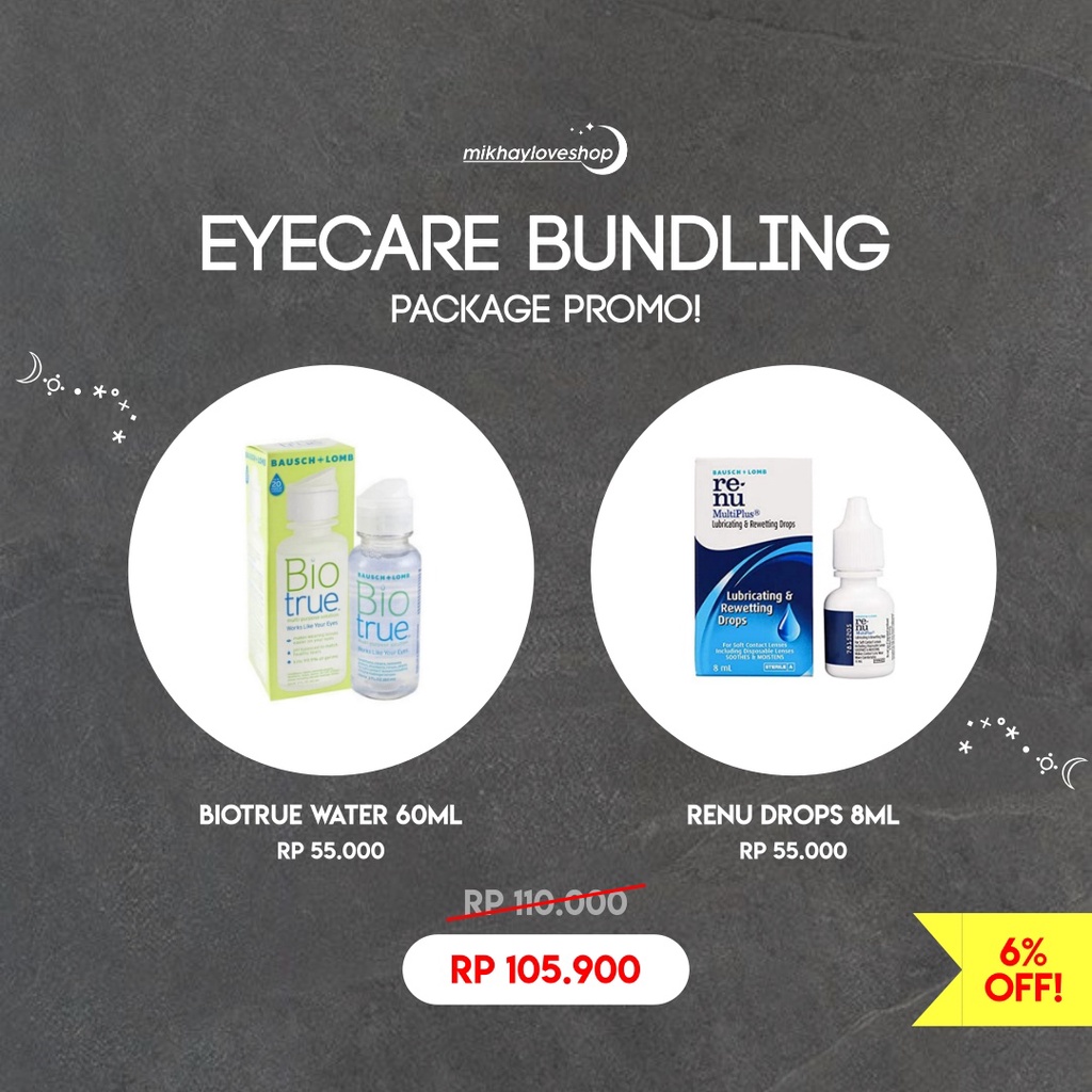 Eyecare Bundling Package | Water Solution + Eyedrops [Mikhayloveshop]