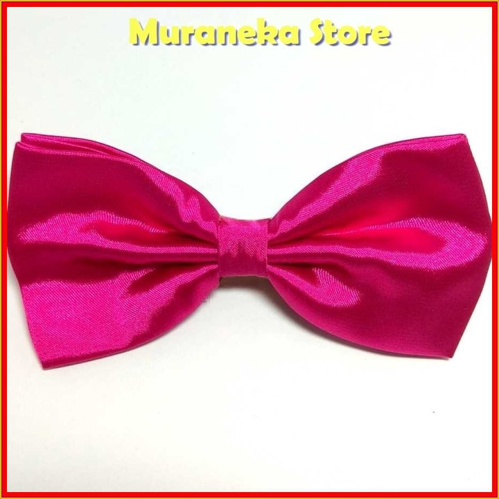 Dasi kupu Bowtie Pink Fushia Kupu2 Fuschia kupu-kupu dewasa pria anak cowok