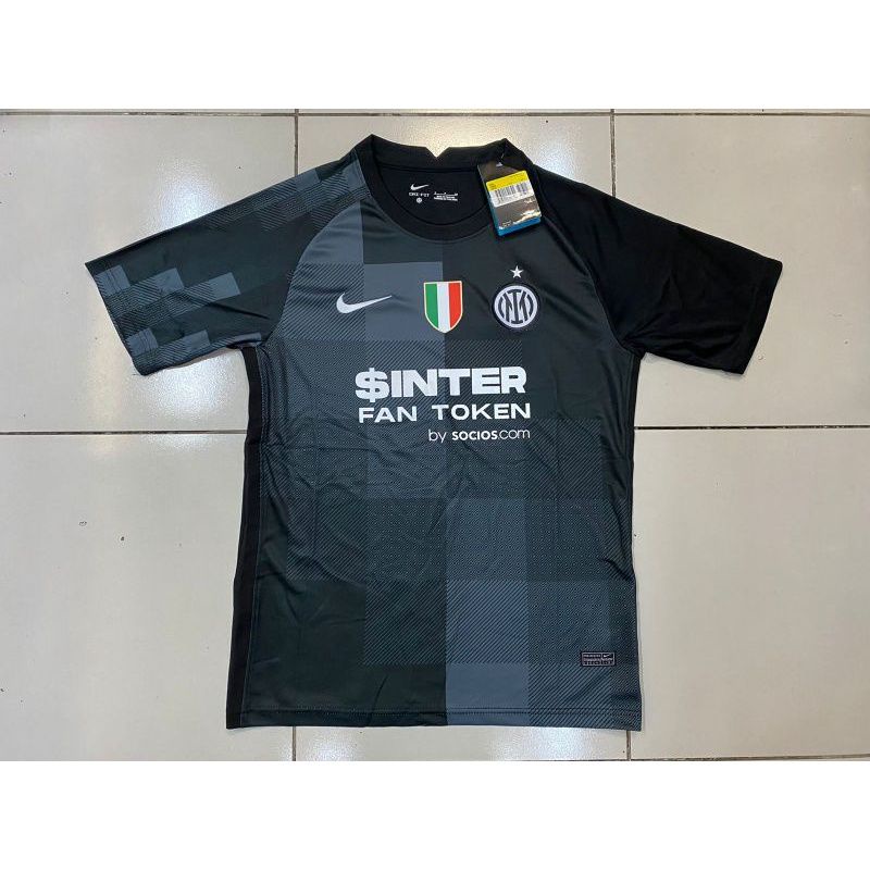 Jersey inter gk black hitam 21/22 grade ori limited