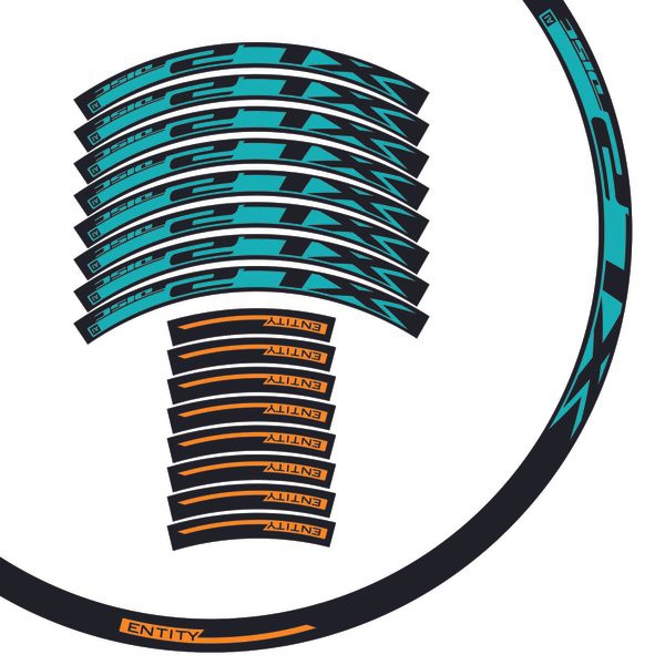 Orisinil Decal Stiker Rims Entity XL2 NEW