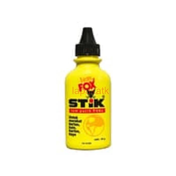 

LEM FOX STIK 60 GRAM BOTOL KUNING +