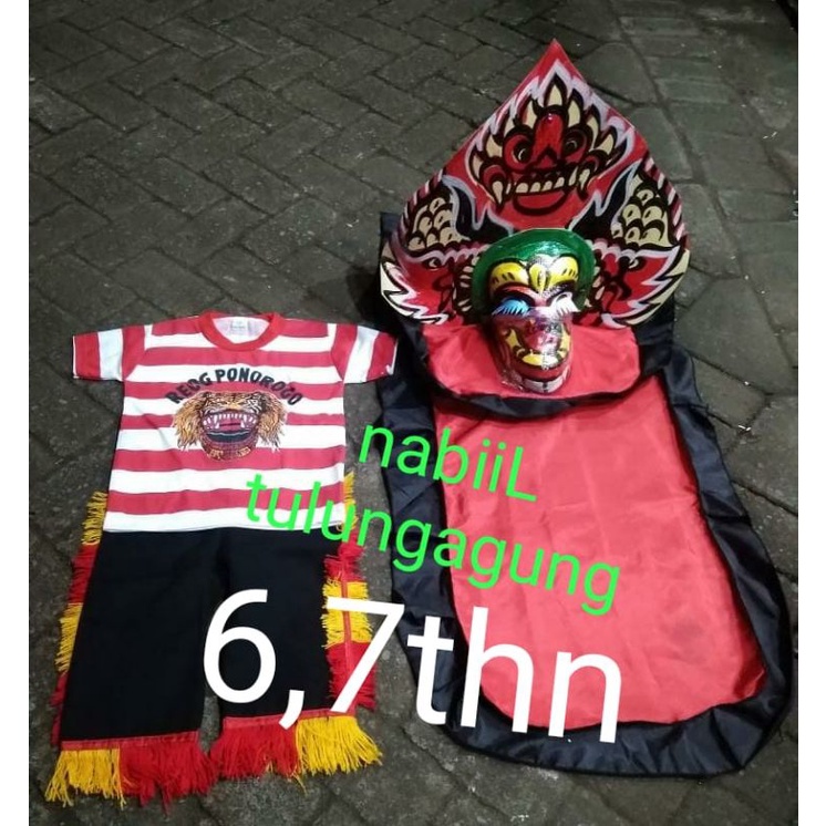 setelan reog Ponorogo dan barongan