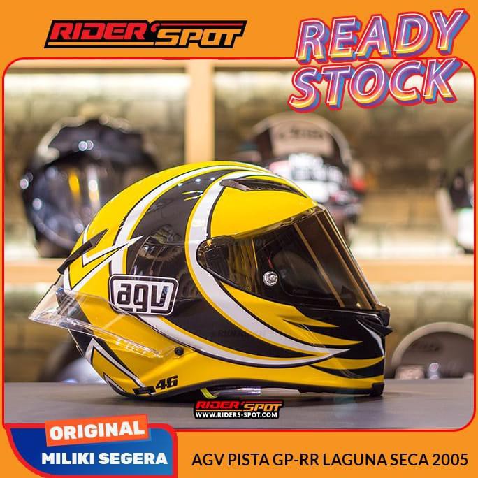 diskon 50% Helm Motor AGV Pista GP-RR Laguna Seca Full Face Racing Helmet Touring