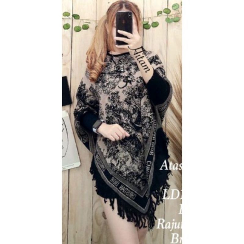 atasan rajut// rajut Dior// atasan dior
