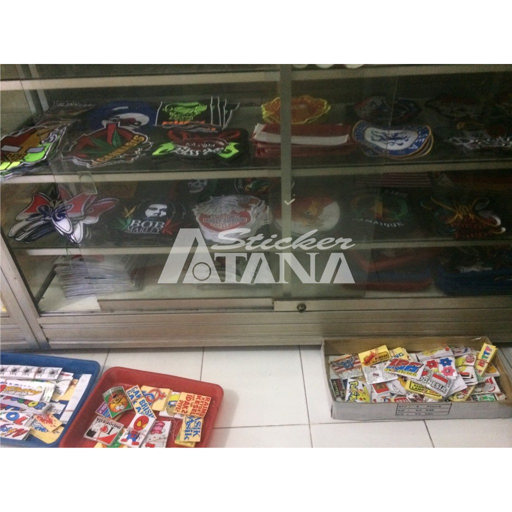 Sticker Bordir Ukuran Jumbo Bendera Jerman Germany