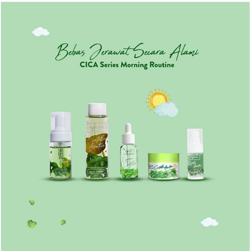 NPURE Centella Asiatica Series | Face Toner | Face Essence | Facial Wash | Day Night Cream|Serum