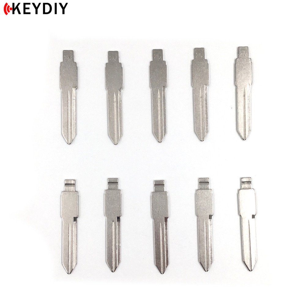 Keydiy 10pcs / lot Remote Kunci Kosong Model Flip KD / JMD / VVDI 26 Bahan Metal# Gm37 Untuk Buick GM37