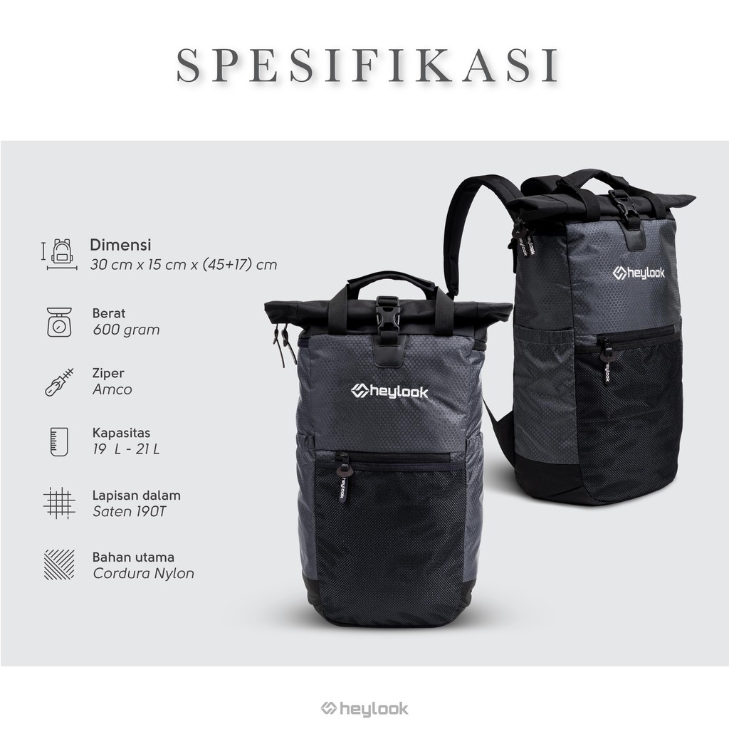 [BISA COD] Tas Ransel Laptop Kasual Punggung Tas Unisex Backpack Travelling Murah Size Besar