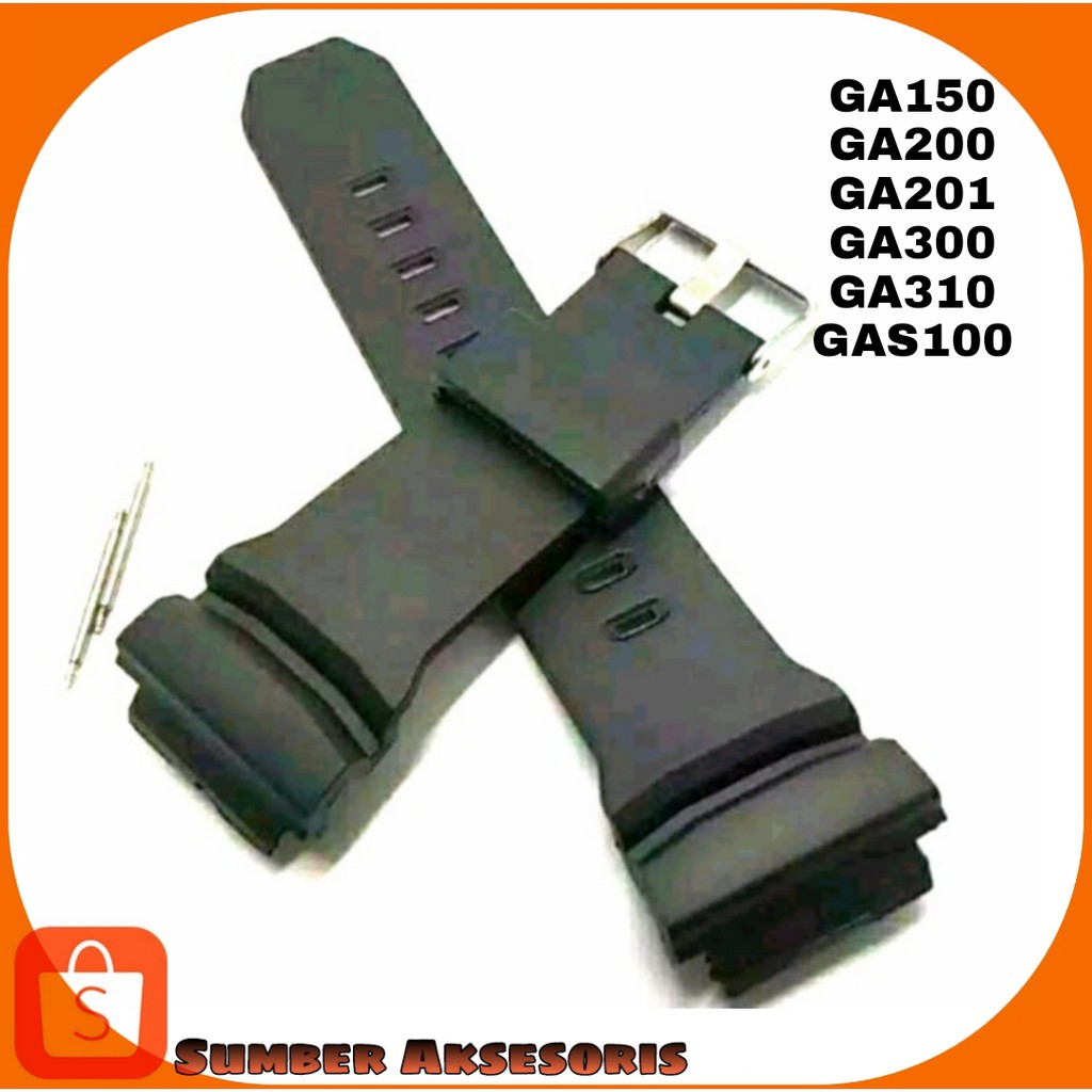 Strap Tali Gshock GA150 GA200 GA201 GA300 Ga310 GAS100