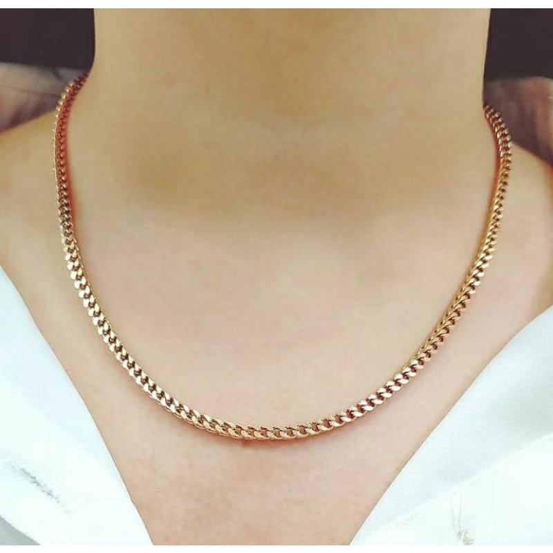 Kalung set gelang serut titanium