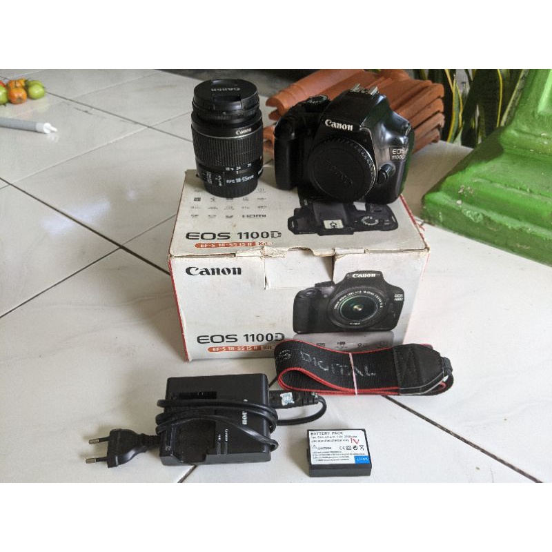 Kamera DSLR Canon 1100D Fullset