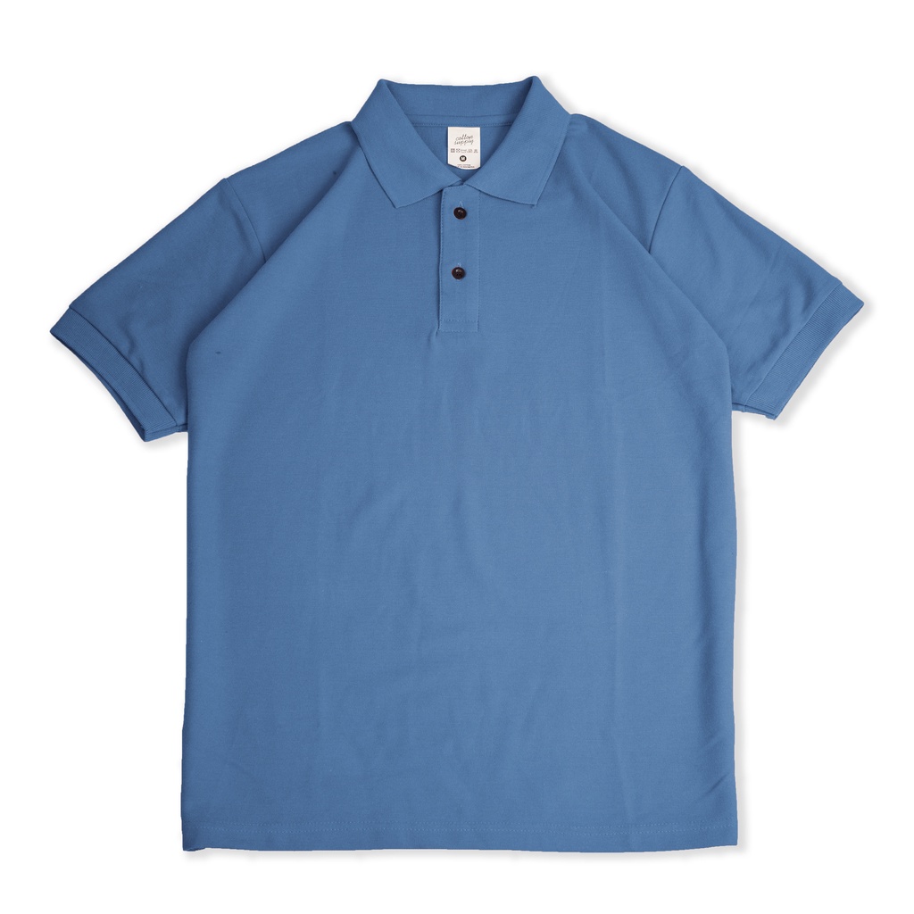 POLO SHIRT STEEL BLUE