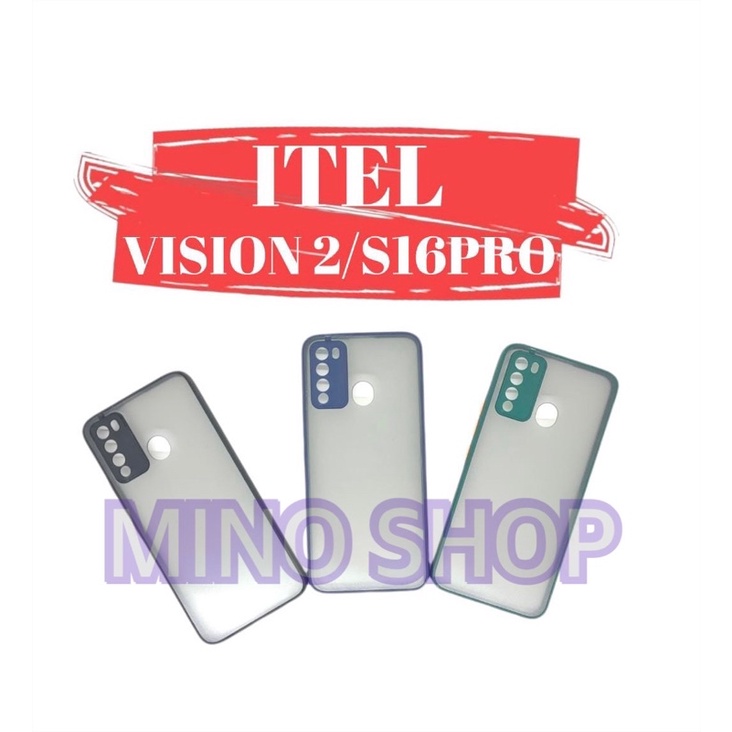 SOFTCASE ITEL VISION 2 / S16 PRO - HARDCASE DOVE MYCHOICE + PC - AEROCASE