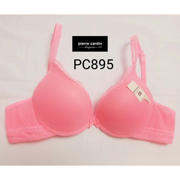 Pierre Cardin Bra 34B Busa Tebal Pushup Berkawat Pink