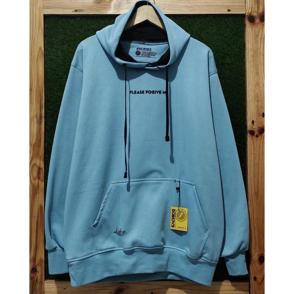 Sweater Hoodie Distro Kachios Premium Original 100% Real Pict/Sweater Pria Hijau Tosca [Please Fogiv