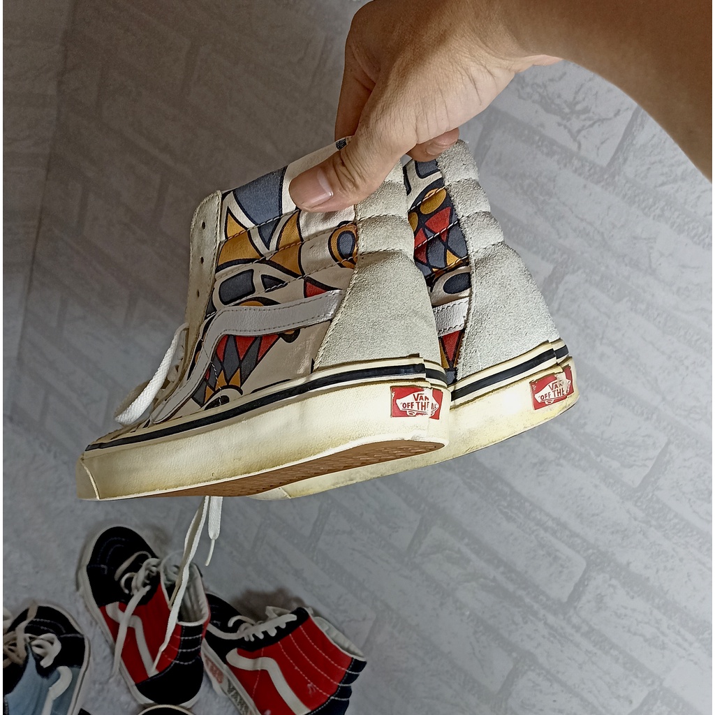 Sepatu V4ns Atheim Factory Sepatu Second Bekas Pakai SK8 Hi 38